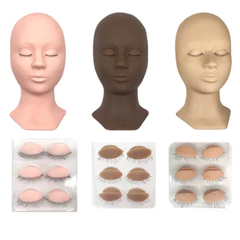3 Colors Replacement Grafted Training Mannequin Head Silicone Removable Eyelids Model Professional Practice Eyelash Extensions
3 Colors Replacement Grafted Training Mannequin Head Silicone Removable Eyelids Model Professional Practice Eyelash Extensions