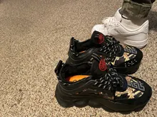 Zapatos de diseño de reacción para hombre y mujer, zapatillas de cuero de ante, informales, a la moda, novedad, EUR36-45