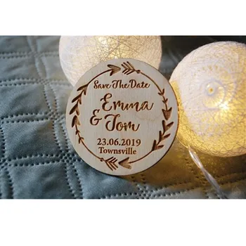 Customized Wedding Wood Favors, Save the Date Wooden round Magnets, Engraved party Gifts for Guests Wedding Souvenirs Decoration
Customized Wedding Wood Favors, Save the Date Wooden round Magnets, Engraved party Gifts for Guests Wedding Souvenirs Decoration
