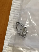 Pendientes de Clip de copos de nieve de estilo coreano para mujer, pendientes sin Piercing de cristal, joyería de moda 2020, pendiente sin orificio de oreja