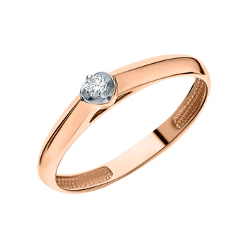 Gold ring with diamonds sunlight sample 585
Gold ring with diamonds sunlight sample 585