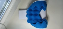 Soporte para el cuello calmante para la tensión relajante de hombros y cuello esponja azul libera tensión muscular alivia el dolor tighteness Theraputic
