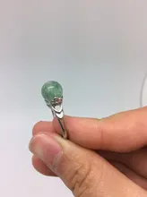 Anillos de piedra Natural giratorio para mujer, anillos de cristal ajustables, hechos a mano, regalos para fiesta de cumpleaños, venta al por mayor