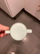 Taza de agua ecológica de paja de trigo para niños, taza de bebida de leche ecológica con doble asa para el desayuno