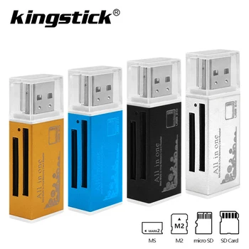 KINGSTICK Smart All in one card reader card reader SD/SDHC,MMC/RS MMC,TF/MicroSD MS/MS PRO/MS DUO,M2 card reader Wholesale TF
KINGSTICK Smart All in one card reader card reader SD/SDHC,MMC/RS MMC,TF/MicroSD MS/MS PRO/MS DUO,M2 card reader Wholesale TF