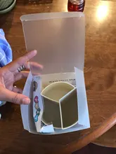 MINKYS-organizador multifuncional de 3 rejillas, soporte de escritorio para lápiz giratorio de 360 grados, gran capacidad, caja de lápices para Colegio, papelería