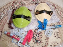 Película de Anime de dibujos animados Ninjas de juguete figura de acción de las tortugas armadura armas Leo Raph Mikey DonFigure Cosplay Shell accesorios para el regalo de los niños