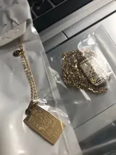 Collar con colgante creativo de Tarot esmaltado para niña, colgante de tarjeta, oro de 16K, Platd cuadrado, Luna, Sol, mundo, amor, poder, pareja, 2021