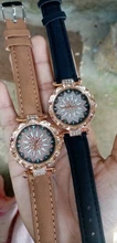 Las mujeres cielo estrellado cielo reloj de lujo de oro rosa diamante Relojes de Cuero ocasionales de las señoras banda de cuarzo reloj de pulsera mujer reloj zegarek damski