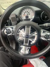 Uds 3D epoxi de cristal Interior del coche tirar adhesivo de manija para BMW MINI COOPER R56 R55 R60 R61 compatriota F55 F56 F60 estilo de coche