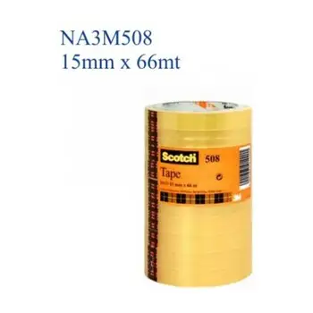 Invisible Tape Scotch - 15 mm width x 66 m length-moisture resistant-10 roll-Trasparente3M6.89
Invisible Tape Scotch - 15 mm width x 66 m length-moisture resistant-10 roll-Trasparente3M6.89