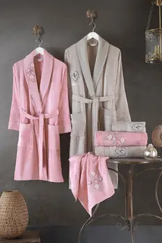 Women and Men Bathrobe Set
Women and Men Bathrobe Set