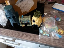 Pineapple-House Shrimp Resin Ornament Landscaping-Decor Fish-Tank-Decorations Burrow Aquarium