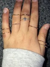 Wuckalo-Conjunto de anillo de tejido torcido redondo para mujer, joyería femenina, anillos de dedo nudillo clásicos elegantes para mujer 2021