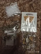 Protectores de alambre para fabricación de joyas, accesorios de forma de U, 100 unids/lote, 4x4mm