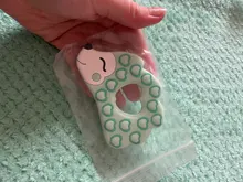 BPA libre silicona dentición alimentos grado Pequeña barra collar de dentición DIY regalos de la ducha de bebé animales de dibujos animados bebé vamos a hacer 1pc