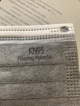 Mascarilla de 5 capas FFP2 KN95, Máscara protectora gris, antipolvo, anticontaminación, Fpp2, aprobada por la CE