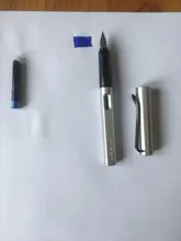 Pluma estilográfica desechable de 3,4mm de diámetro, recargas de cartuchos de tinta, botella/juego de bolsas, azul/negro/rojo, suministros de papelería de oficina, 50 Uds.