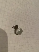 NEHZY-colgante de Plata de Ley 925 con forma de manzana y ópalo rosa, collar de 45CM de longitud