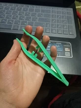 Pinzas de alimentación para reptiles, comedero de plástico, antideslizante, terrario, novedad