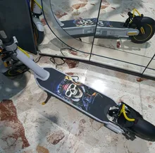 DIY, pegatina de papel de lija para Pedal de Scooter, para monopatín eléctrico NINEBOT MAX G30, piezas de pegatinas protectoras antideslizantes para patines