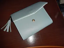 DOLOVE-cartera corta con borla para mujer, cartera pequeña coreana, sencilla, cuadrada, billeteras sencillas, monedero, Mini bolsa