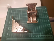 De hierro bisagra plegable pata de la Mesa entre corchetes plegable para silla de mesa de extensión mesas plegable auto bloqueo doble pies bisagras