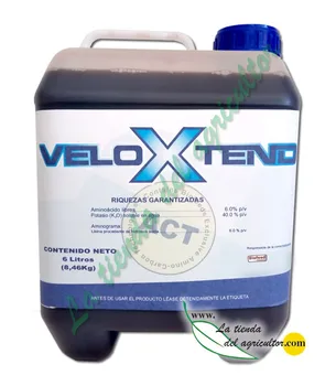 COMPOST VELOXTEND (40% POTASSIUM) -LIQUID FERTILIZER WITH HIGH CONTENT IN POTASSIUM FORMULATED IN A TECHNOLOGY BASE ACT (40% POTASSIUM)-
COMPOST VELOXTEND (40% POTASSIUM) -LIQUID FERTILIZER WITH HIGH CONTENT IN POTASSIUM FORMULATED IN A TECHNOLOGY BASE ACT (40% POTASSIUM)-