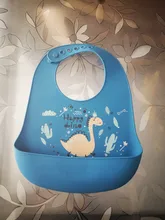 Baberos adorables para bebé, babero de silicona impermeable, toalla de Saliva para alimentación de niños pequeños, delantal ajustable de dibujos animados con bolsillo, 2021