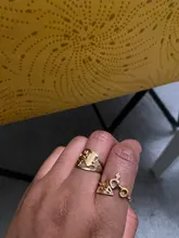 Todorova-anillos de moda para mujer, gafas con cicatrices de rayos, reliquias de la muerte, regalo de Navidad para mujer y Niña
