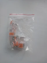 Cable-Connectors Splicing Spring Push-In-Terminal-Block Fast-Wire Mini Compact LED Universal