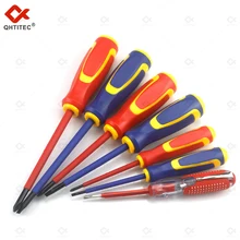 QHTITEC 9712 Screwdriver Set Multi-standard Electrician Insulation ScrewDriver With Electric Pen Precision Magnetic Hand Tools
QHTITEC 9712 Screwdriver Set Multi-standard Electrician Insulation ScrewDriver With Electric Pen Precision Magnetic Hand Tools
