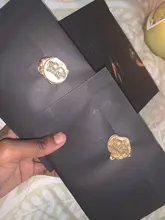 Sello de cera con mango de madera Vintage, pintura exquisita, tarjetas de invitación DIY, sello de sellado para arte Hecho A Mano de boda, manualidades, sellado de sobre