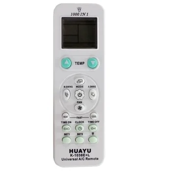 Remote Control Universal for air conditioners Huayu K 1038e + L 1000 in 1 
Remote Control Universal for air conditioners Huayu K 1038e + L 1000 in 1