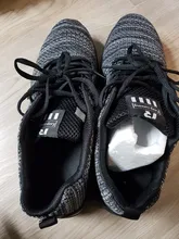 QGK-Zapatillas deportivas blancas para hombre, zapatos masculinos, calzado deportivo, tenis informales, con cámara de aire, azul, de ocio, para adulto