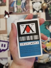 Hunter X Hunter-tarjeta de licencia de Anime japonés, Hisoka Gon, Freecss, Kurapika, Killua, Kulolo, HUNTER, de papel, PVC