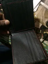 Cartera de cuero negro para hombre, tarjetero, plegable, para identificación, monedero, monedero, 2020