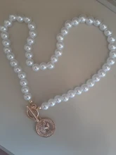 Gargantilla de perlas góticas para mujer, Collar de Color dorado, colgante Lasso, joyería en el cuello, cadena de cuentas, Gargantilla para niña, Kpop