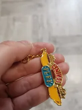 Llavero de amistad para serie de TV americana, colgante de café Perk, pendiente de tiempo, llavero de coche para mejor amigo, regalo de joyería