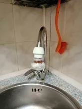 FAUCET-FILTER Kitchen Plastic Water-Saver Swivel Shower Anti-Splash Bathroom Household