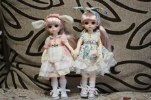 Muñeca Bjd de 30CM, vestido de Lolita, 15 articulaciones móviles, traje escolar, maquillaje, muñeca Bjd artesanal, los mejores regalos para niña, juguete de Animal BJD