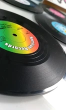 Drink Coaster Table-Mats Nonslip-Pads Coffee-Mug-Cup Vinyl Record Heat-Resistant Creative