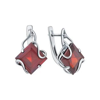 Silver earrings with nanocrystal, cubic zirconia and Garnet sunlight sample 925 test
Silver earrings with nanocrystal, cubic zirconia and Garnet sunlight sample 925 test