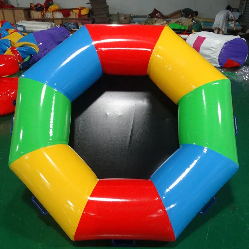 PVC high quality inflatable water trampoline for children and adults water sports game in aqua park
PVC high quality inflatable water trampoline for children and adults water sports game in aqua park