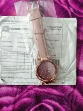 Reloj de pulsera con diamantes de imitación para mujer, accesorio romántico con cielo estrellado, de cuero, a la moda