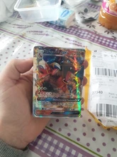 Juego de cartas de Pokemon francés para niños, juego de batalla brillante, Vmax TAG TEAM GX, Francaise V Max, 10-300 Uds.