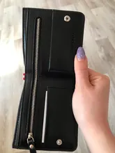 Cartera de cuero de lujo para hombre, billetera con monedero, bolsa con cierre monederos pequeños, monedero Delgado, billetera con Clip para billetes