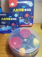 Kit de modelo planetario de nueve planetas del Sistema Solar, proyecto de ciencia astronómica DIY, regalo para niños, venta a todo el mundo, educación temprana para niños
