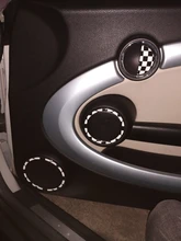 Uds 3D epoxi de cristal Interior del coche tirar adhesivo de manija para BMW MINI COOPER R56 R55 R60 R61 compatriota F55 F56 F60 estilo de coche