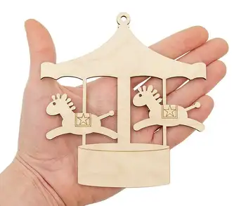 Wooden Circus Carousel Horses (14cm) Shape Art Projects Craft Decoration Gift Decoupage Ornament 0573
Wooden Circus Carousel Horses (14cm) Shape Art Projects Craft Decoration Gift Decoupage Ornament 0573